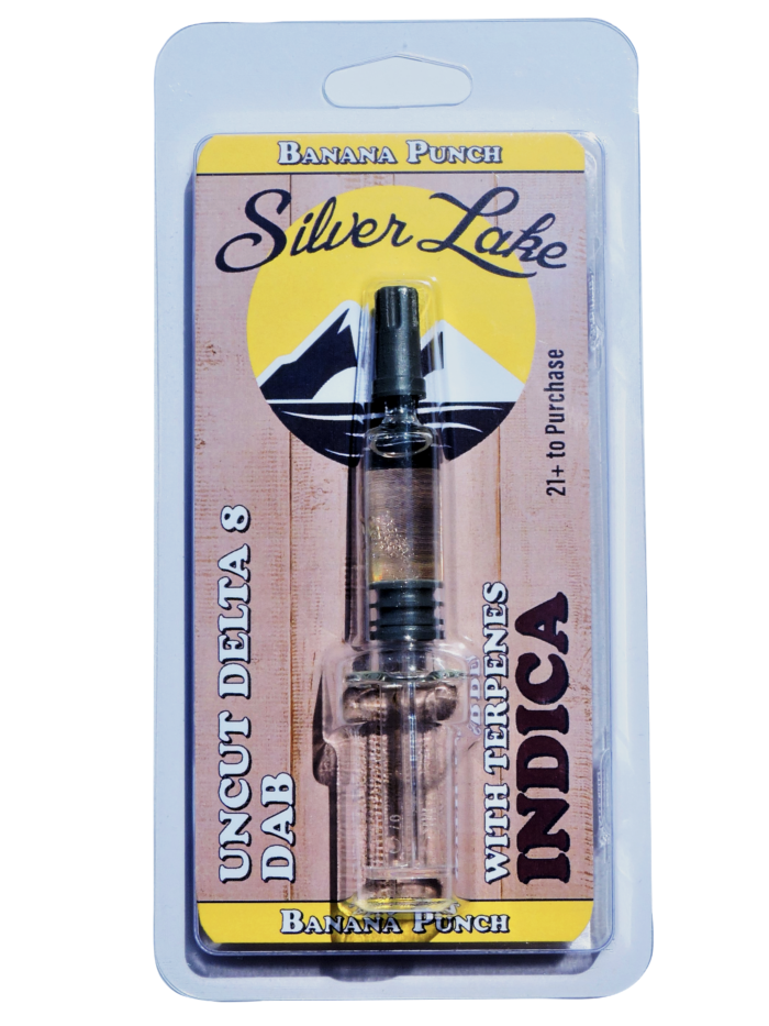 Silver Lake | Delta 8 Uncut Glass Syringe | Banana Punch (Indica)