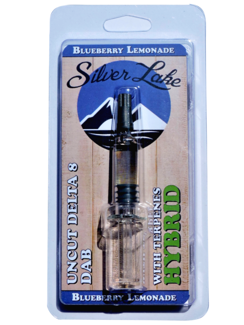 Silver Lake | Delta 8 Uncut Glass Syringe | Blueberry Lemonade (Hybrid)