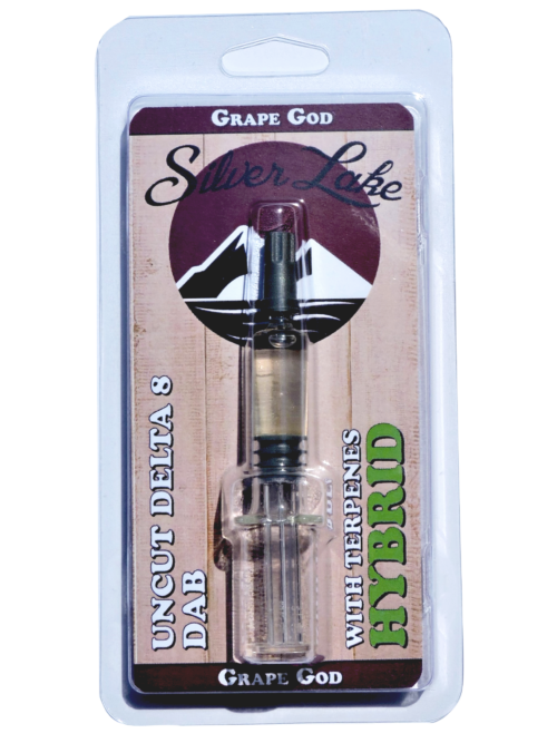 Silver Lake | Delta 8 Uncut Glass Syringe | Grape God (Hybrid)
