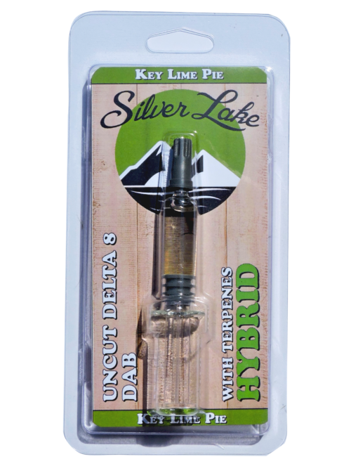 Silver Lake | Delta 8 Uncut Glass Syringe | Key Lime Pie (Hybrid)
