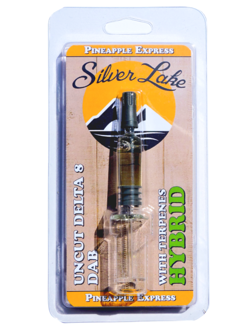 Silver Lake | Delta 8 Uncut Glass Syringe | Pineapple Express (Hybrid)