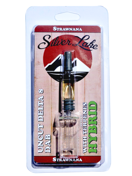 Silver Lake | Delta 8 Uncut Glass Syringe | Strawnana (Hybrid)