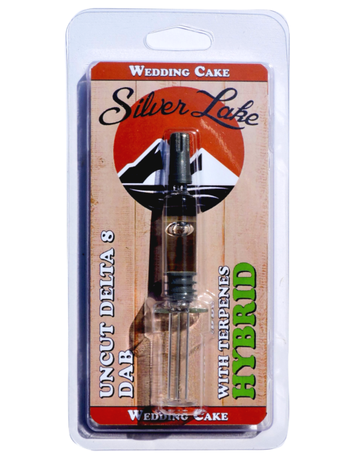Silver Lake | Delta 8 Uncut Glass Syringe | Wedding Cake (Indica Hybrid)