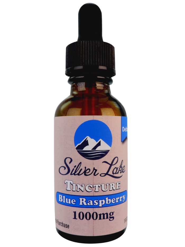 Silver Lake | Delta 8 1000mg Tincture | Blue Raspberry