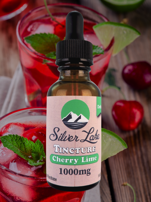 Silver Lake | Delta 8 1000mg Tincture | Cherry Lime