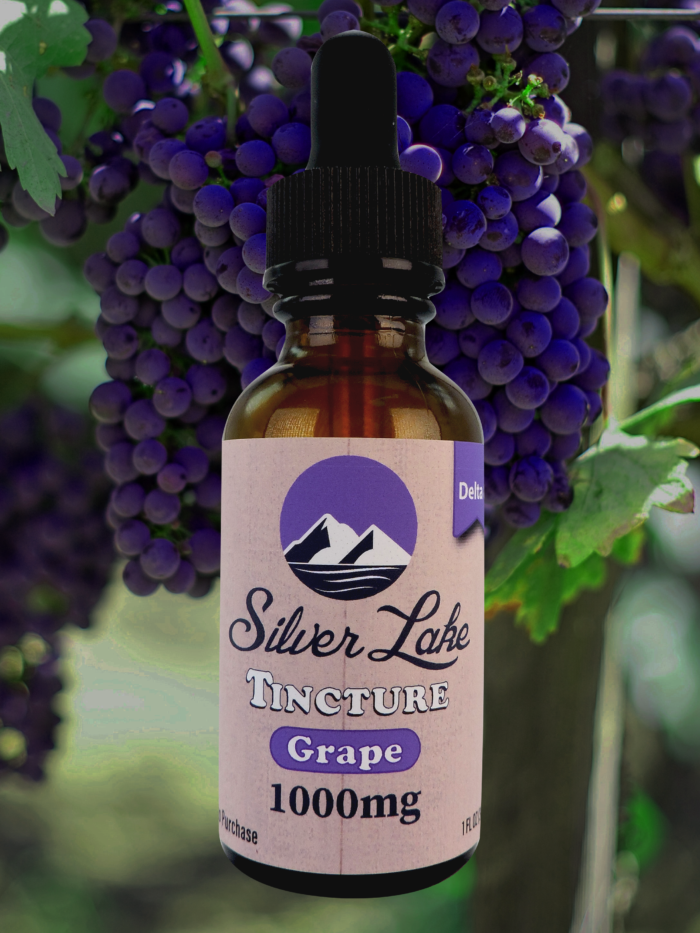 Silver Lake | Delta 8 1000mg Tincture | Grape