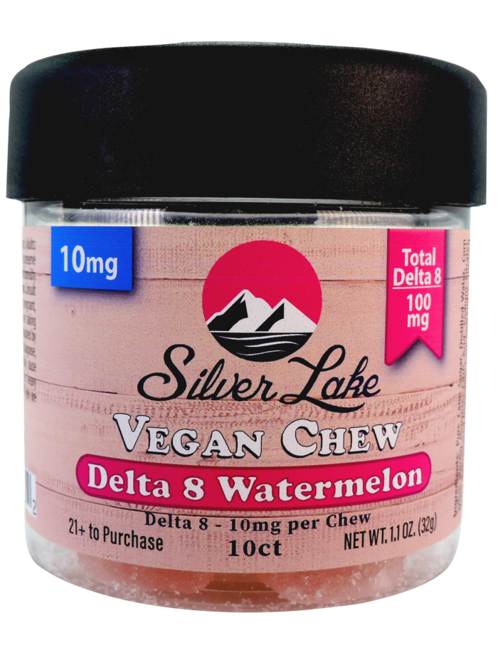 Silver Lake | Delta 8 10mg Vegan Chews | Watermelon