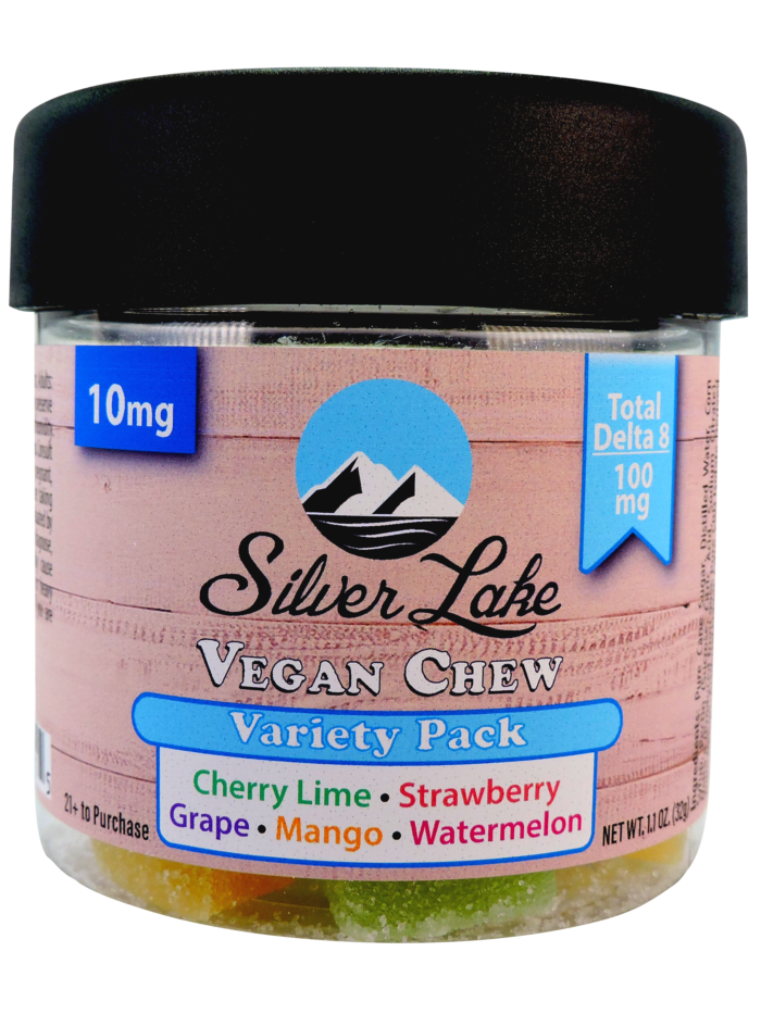 Silver Lake | Delta 8 10mg | 10 Count Vegan Chews | Variety Pack