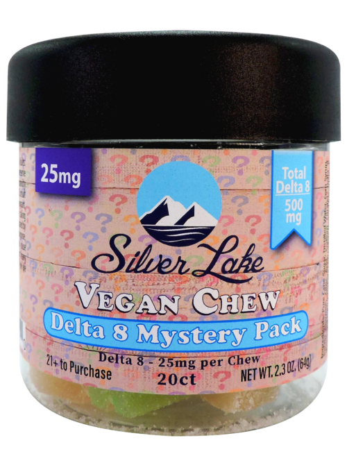 Silver Lake | Delta 8 25mg | 20 Count Vegan Chews | Mystery Pack