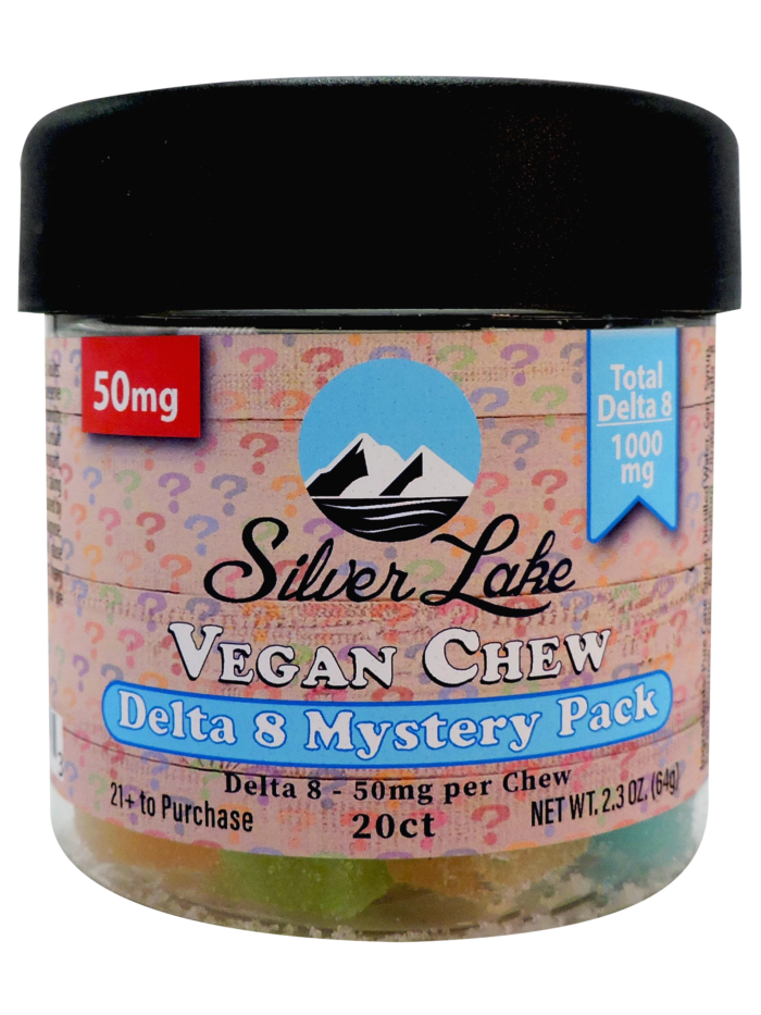 Silver Lake | Delta 8 50mg | 20 Count Vegan Chews | Mystery Pack
