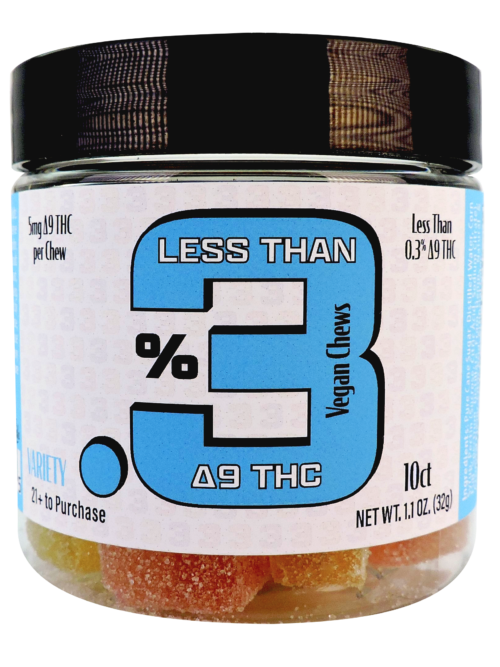 Silver Lake | Less Than .3% D9 THC Vegan Chews 10 ct | Variety