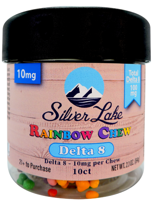 Silver Lake | Delta 8 10mg Vegan Chews | Rainbow